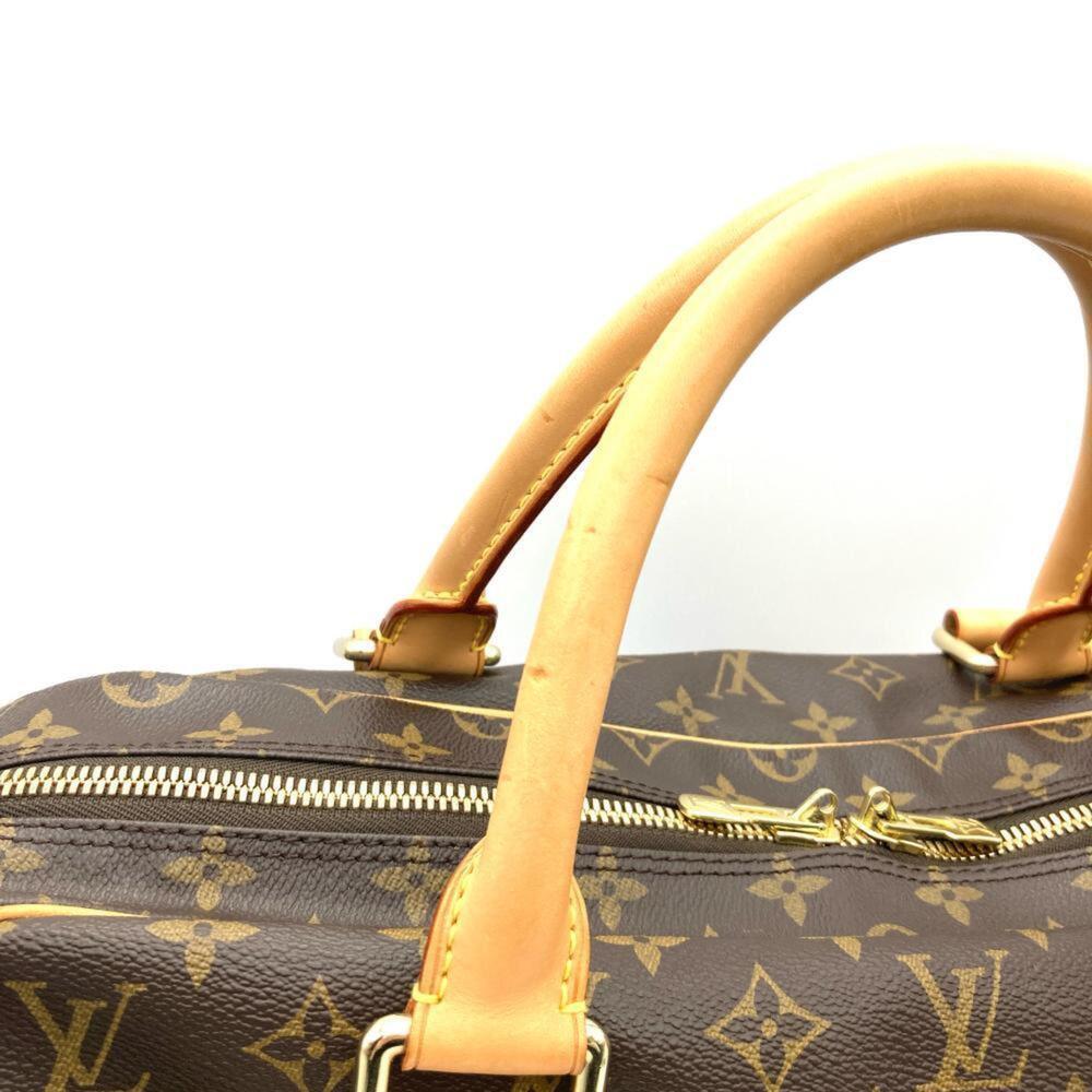 LOUIS VUITTON Authentic Brown Monogram Canvas Carryall Boston Bag - Picture 11 of 16